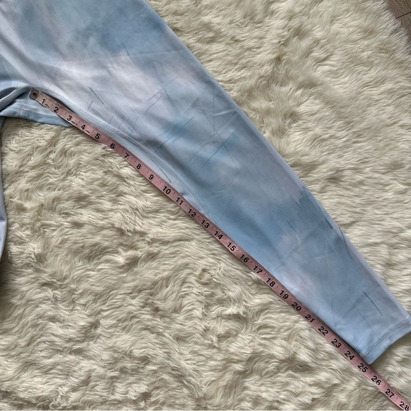 BuffBunny Leggings Motion Tight Athletic Frost Bite Blue White M - Picture 12 of 12